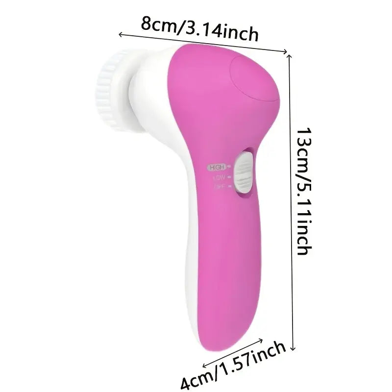 Cepillo Facial Limpieza 5 En 1 Exfoliante