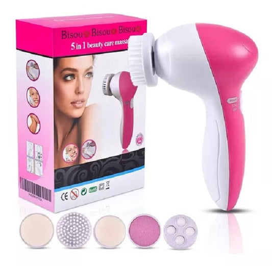 Cepillo Facial Limpieza 5 En 1 Exfoliante